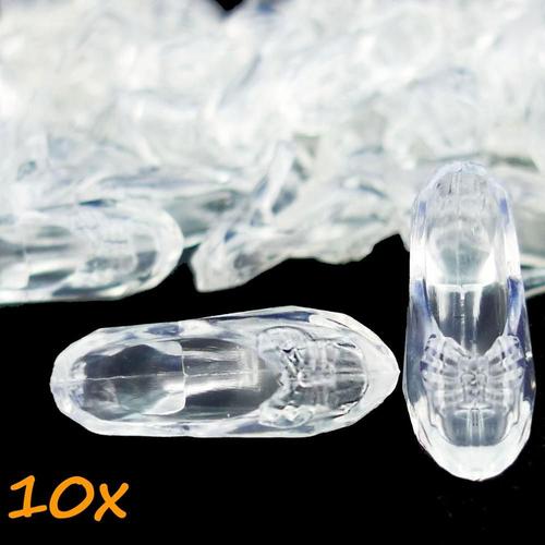 Taille 10 Chaussures Transparentes Chaussures À Talons Hauts De Poupée De Conte De Fées Imitation Cristal, Lot De 10 Paires De Souliers Comme La Princesse Cendrillon, Sandales Accessoire Pour Barbie,