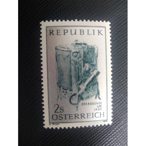 Timbre Autriche Y T 1139 Tirelire (Vers 1450) 1969 ( 070708 )