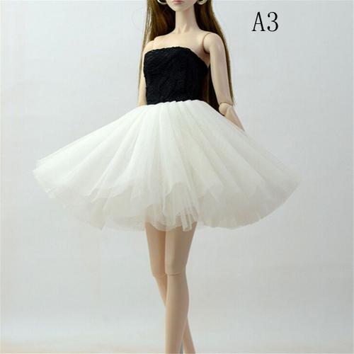 Taille Style 3 Robe Élégante Pour Poupée Barbie, Tenue De Soirée, Petite Robe Noire, Vêtement Pour Poupées Articulées Bjd 1/6, Joli Cadeau, 1 Pièce,