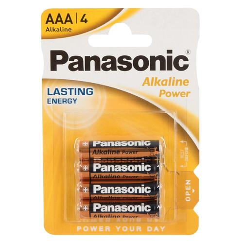 12x4 Piles Panasonic AAA Alkaline