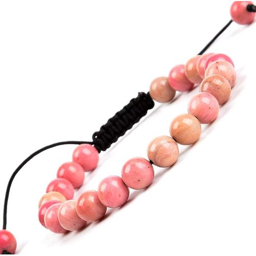 Charme Bracelets Pour Femme Rhodochrosite Naturelle Perles De Pierre Bracelet Femme De Guérison Chakra Yoga De L'énergie Bracelets Pour Hommes Bijoux