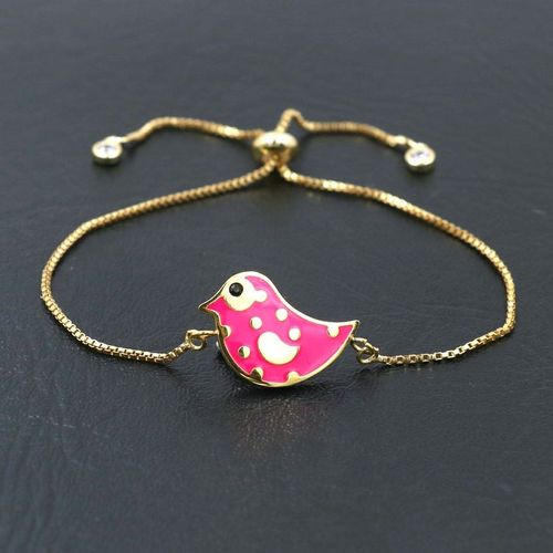 Bracelet Minimaliste En Forme D'oiseau Mignon Pour Hommes Et Femmes, En Acier Inoxydable, Doré, Chaîne Pour Couples, Bijoux Pulseira Feminina