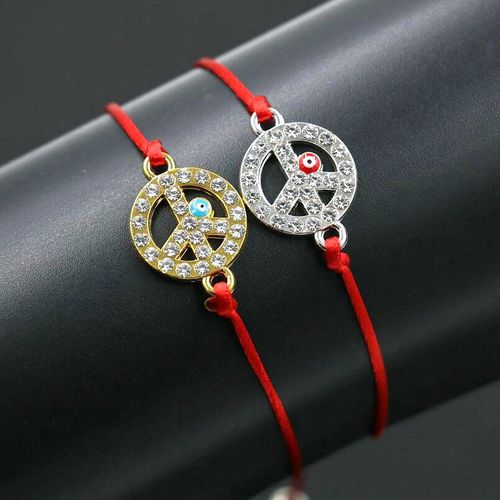 Bracelets À Strass Avec Ancre Pour Hommes Et Femmes, Porte Bonheur, ¿Il Maléfique, Cordes Rouges, Fil Tressé, Cadeaux, Pièces/Ensemble