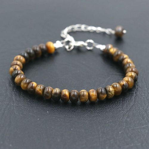 Mode Charme Abacus Perles Bracelet Pour Hommes Oeil De Tigre Pierre Perle Bracelets Pour Femme Couples Bijoux Mâle Pulseira Bileklik