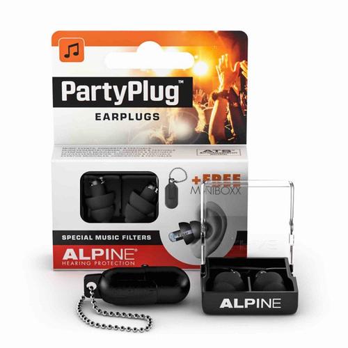 Alpine Partyplug - Protections Auditives - Noir