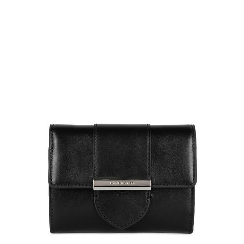 Portefeuille A rabat avec fermoir Paris Ily Lancaster 131-050 Noir