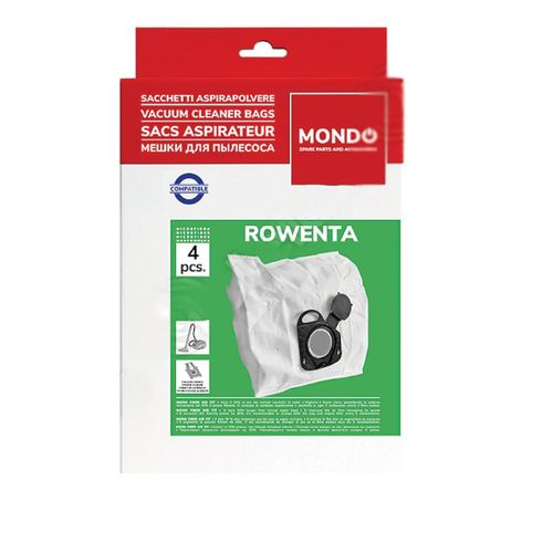 Boîte de 4 sacs - Aspirateur (ZR200520 MOULINEX, ROWENTA, TEFAL)