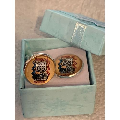 Diy Boutons De Manchettes Moto America Route 66