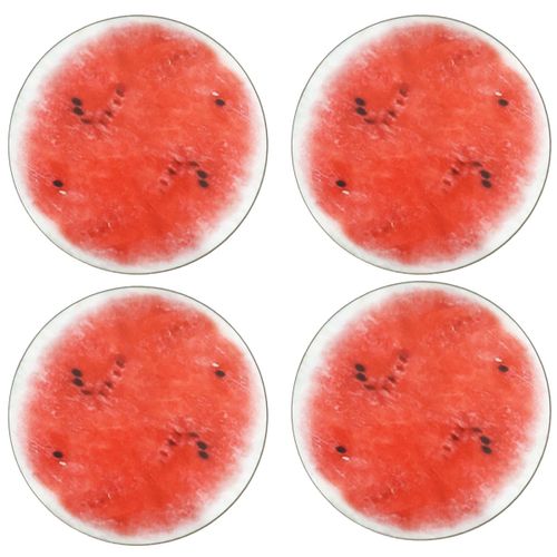 Set De 4 Dessous De Verres Pasteque Cbkreation