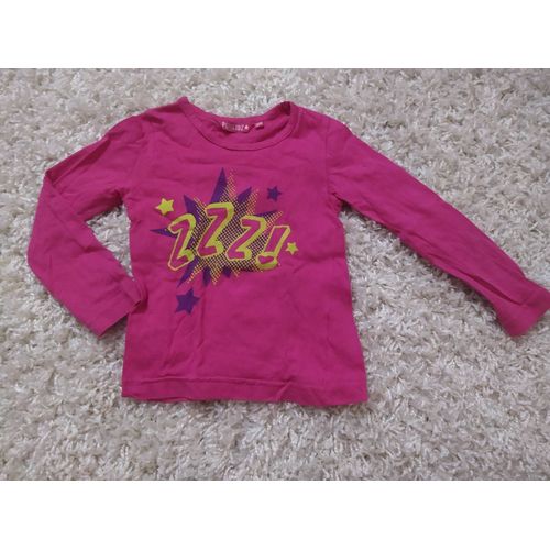 T-Shirt Manches Longues Rose 2 Ans