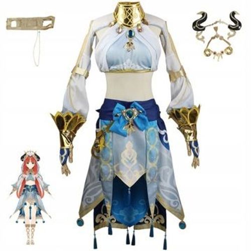 Costume De Cosplay Genshin Impact Cos Nilou Bleu Fs50