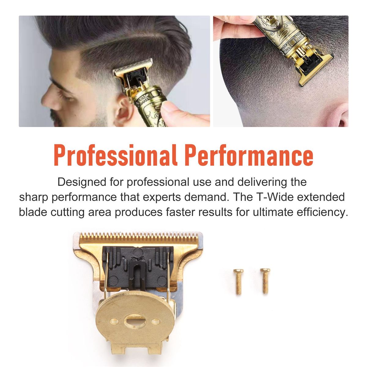 Lame de Tondeuse  Cheveux en Forme T avec Support T9 TTe R... - 6