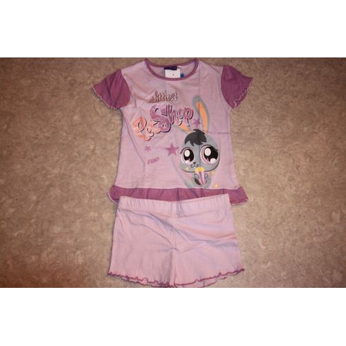 Pyjashort Littlest Pet Shop Violet 8 Ans