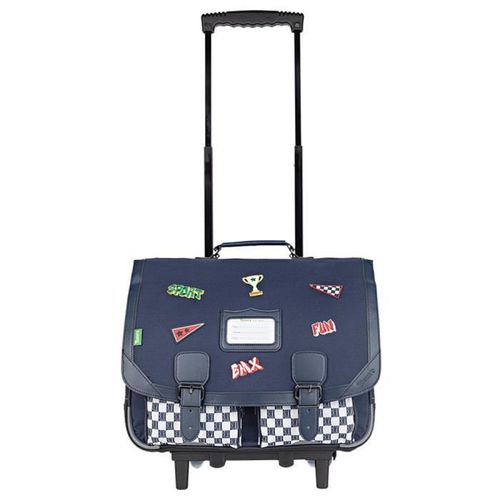 Cartable à roulettes - TANN'S - Matheo - 41 CM - 2 compartiments - Bretelles ergonomiques - Mixte