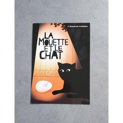 Carte Promotionnelle - Littérature Jeunesse - Spectacle - La Mouette Et Le Chat - Amiens