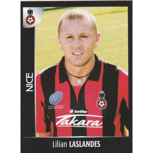 N° 336 - Stickers Image Vignette Panini - Foot 2008 - Lilian Laslandes - Ogc Nice