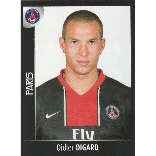 N° 354 - Stickers Image Vignette Panini - Foot 2008 - Didier Digard - Paris