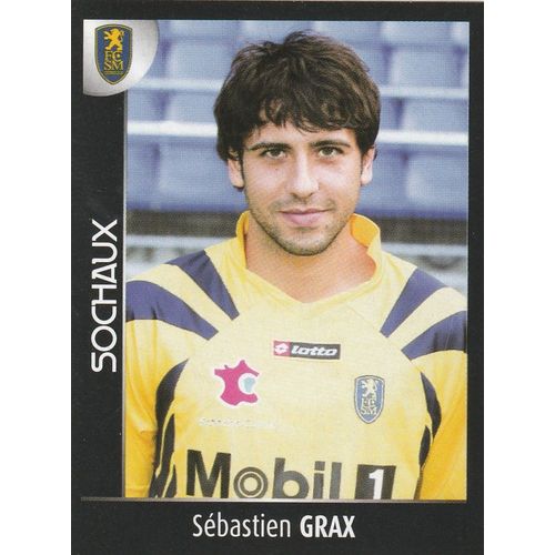 N° 439 - Stickers Image Vignette - Panini - Foot 2008 - Sebastien Grax - Fc Sochaux Montbeliard