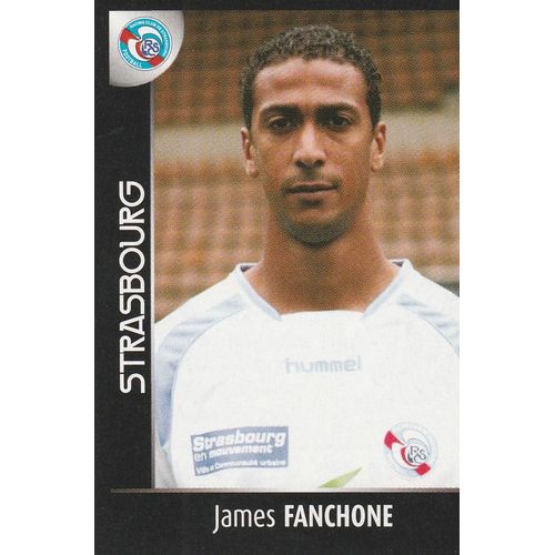N° 463 - Stickers Image Vignette - Panini - Foot 2008 - James Fanchone - Rc Strasbourg