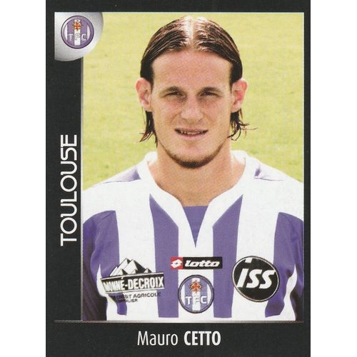 N° 477 - Stickers Image Vignette - Panini - Foot 2008 - Mauro Cetto - Toulouse