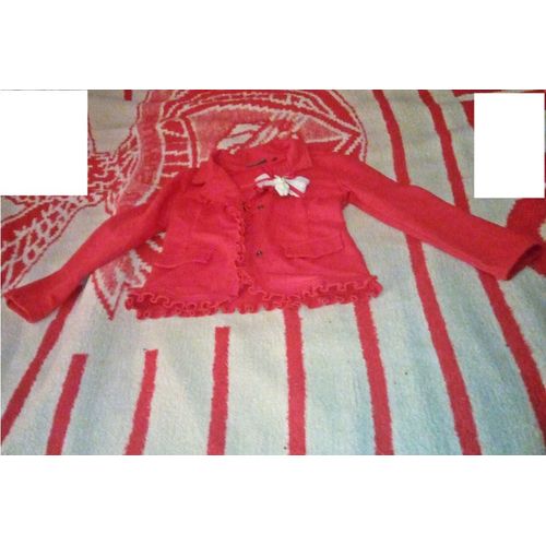Veste Rouge Ble Bo Taille3-4 Ans ..