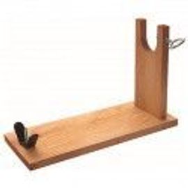 Jambonnier En Bois San Ignacio Marron Acier Inoxydable (16 X 40 X 23 Cm)