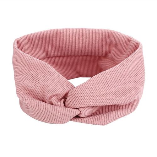 Bandeau Élastique Croisé En Coton Pour Femmes, 1 Pièce, Mode Solide, Yoga, Sport, Accessoires Pour Cheveux