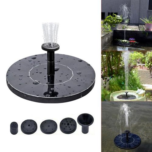 Fontaine d'eau solaire flottante pour piscine, étang, cascade, décoration de jardin, bain d'oiseaux en plein air, nouvelle collection