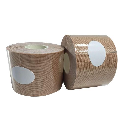 1 Rouleau De Bande De Kinésiologie 5m X 2.5cm, Bande Adhésive Élastique En Coton Pour Le Sport Et Le Fitness