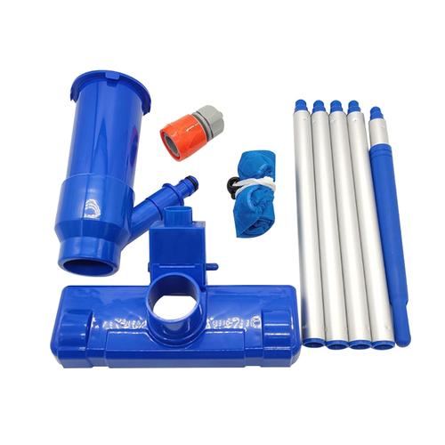 Kit de nettoyage Portable pour piscine, Mini aspirateur pour piscine, Spa, fontaine d'étang, avec 5 sections
