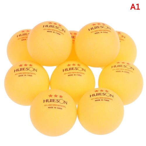 10 Balles De Tennis De Table En Plastique Abs, Nouveau Matériau 40 + Mm Diamètre 2.8g 3 Étoiles Balles De Ping Pong Pour L'entraînement De Tennis De Table