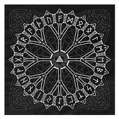 Table De Tarot De Divination Forgée Pour Magicien, Style Nordique, Viking, Rune, Arbre D'origine, Jeu De Société Quotidien