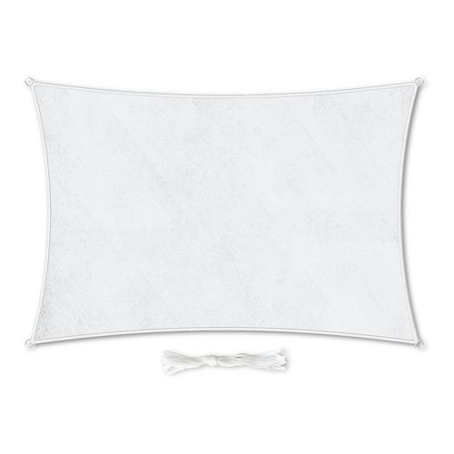 Blumfeldt Voile Solaire Rectangulaire 3x4 M Avec Anneaux De Fixation Polyester Perméable À L'air