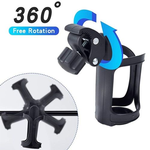 Porte-Bouteille Rotatif À 360 Degrés Pour Guidon De Vélo,Porte-Gobelet Pour Poussette D'enfant