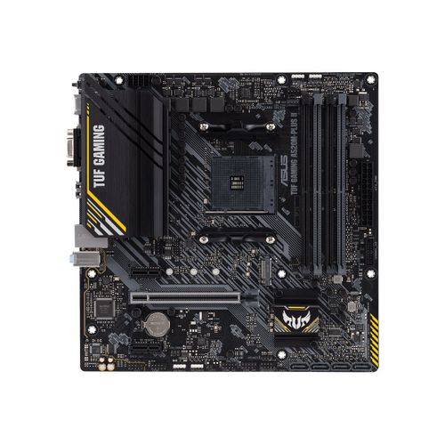 ASUS TUF GAMING A520M-PLUS II - Carte-mère - micro ATX - Socket AM4 - AMD A520 Chipset - USB 3.2 Gen 1 - Gigabit LAN - carte graphique embarquée (unité centrale requise) - audio HD (8 canaux)