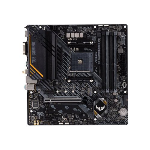 ASUS TUF GAMING B550M-E WIFI - Carte-mère - micro ATX - Socket AM4 - AMD B550 Chipset - USB-C Gen1, USB 3.2 Gen 1, USB 3.2 Gen 2 - Gigabit LAN, Wi-Fi 6, Bluetooth - carte graphique embarquée...