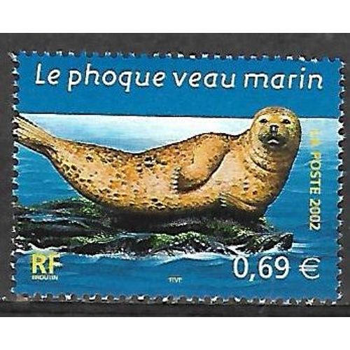 Timbre France 2002 Neuf** 3488 - Faune De France - Le Phoque Veau Marin
