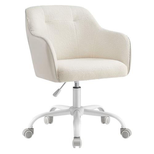 Chaise De Bureau Fauteuil Ergonomique Réglable En Hauteur Beige