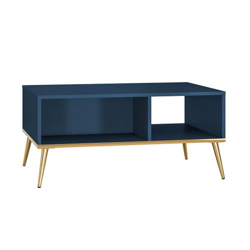 Table Basse Mélaminé Bleu