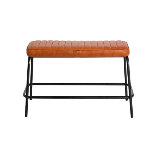 Banc En Métal Marron 75 Cm