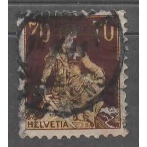 Suisse, Timbre-Poste Y & T N° 207 Oblitéré, 1924 - Helvetia