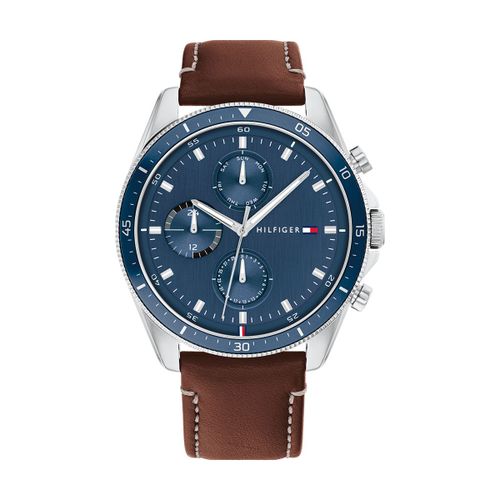 Tommy Hilfiger Montre Marron Multi-Cadrans Hommes Parker 1791837