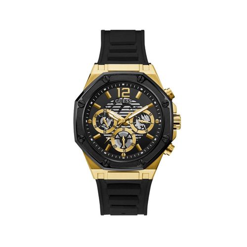 Montre Homme Guess Momentum En Silicone Noir