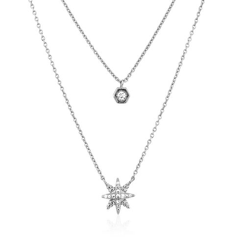Collier En Argent 925/1000 Et Zircon