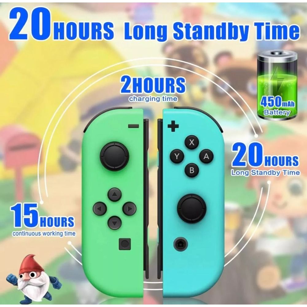 Manette De Jeu Sans Fil Pour Ns Switch / Lite / Oled Avec Fo... - 3