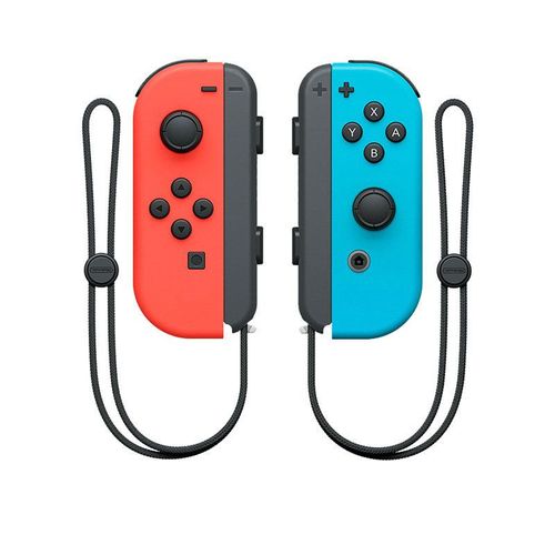 Manette De Jeu Sans Fil Pour Ns Switch / Lite / Oled Avec Fonction De Réveil Et Manette Bluetooth Gyroscope 6 Axes - Rouge Bleu