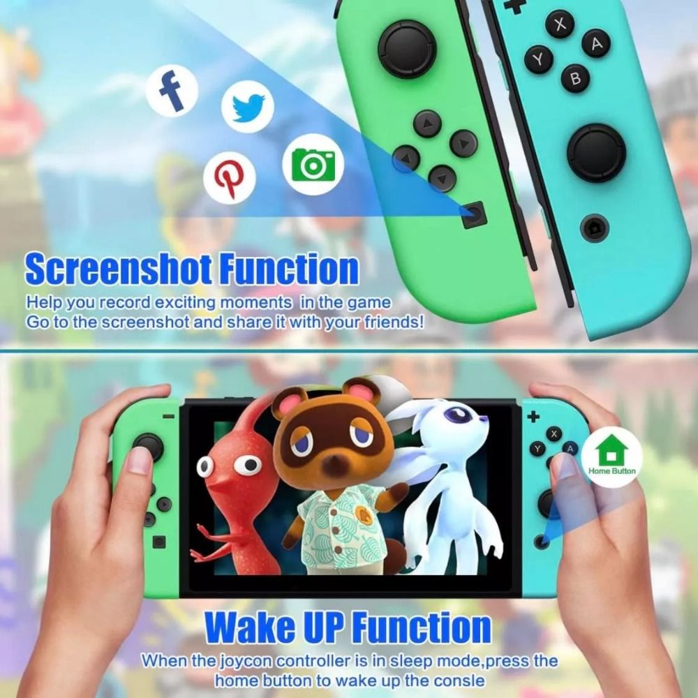 Manette De Jeu Sans Fil Pour Ns Switch / Lite / Oled Avec Fo... - 4