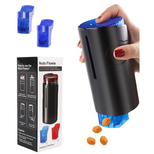 Distributeur De Collations Shinmax, Distributeur Portable De Collations Pour Noix, Facile A Utiliser Pour Des Mains Propres. Ideal Pour Bonbons, Chewing-Gums, Cacahuetes, Grande Capacite, 2 Ports De Distribution. Cadeaux Originaux.