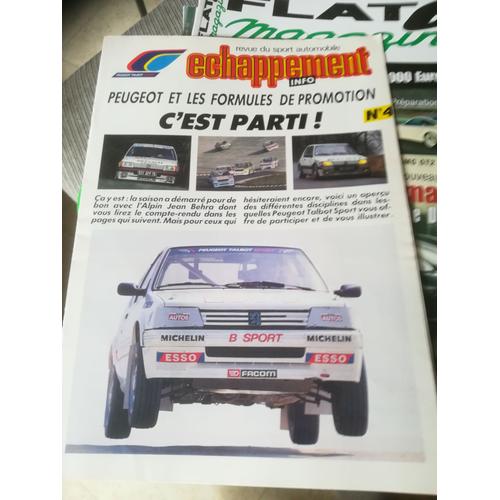 Peugeot Et Les Formules De Promotion 4 De 1987 Coupe 205 Gti,Alpin Behra