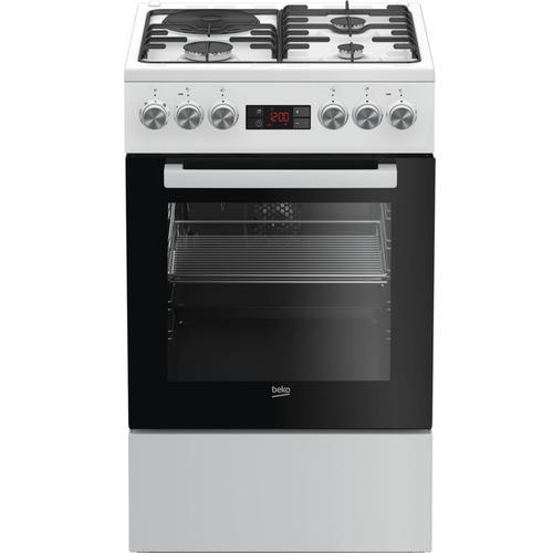 Cuisinière mixte Beko FSE53321DWCS